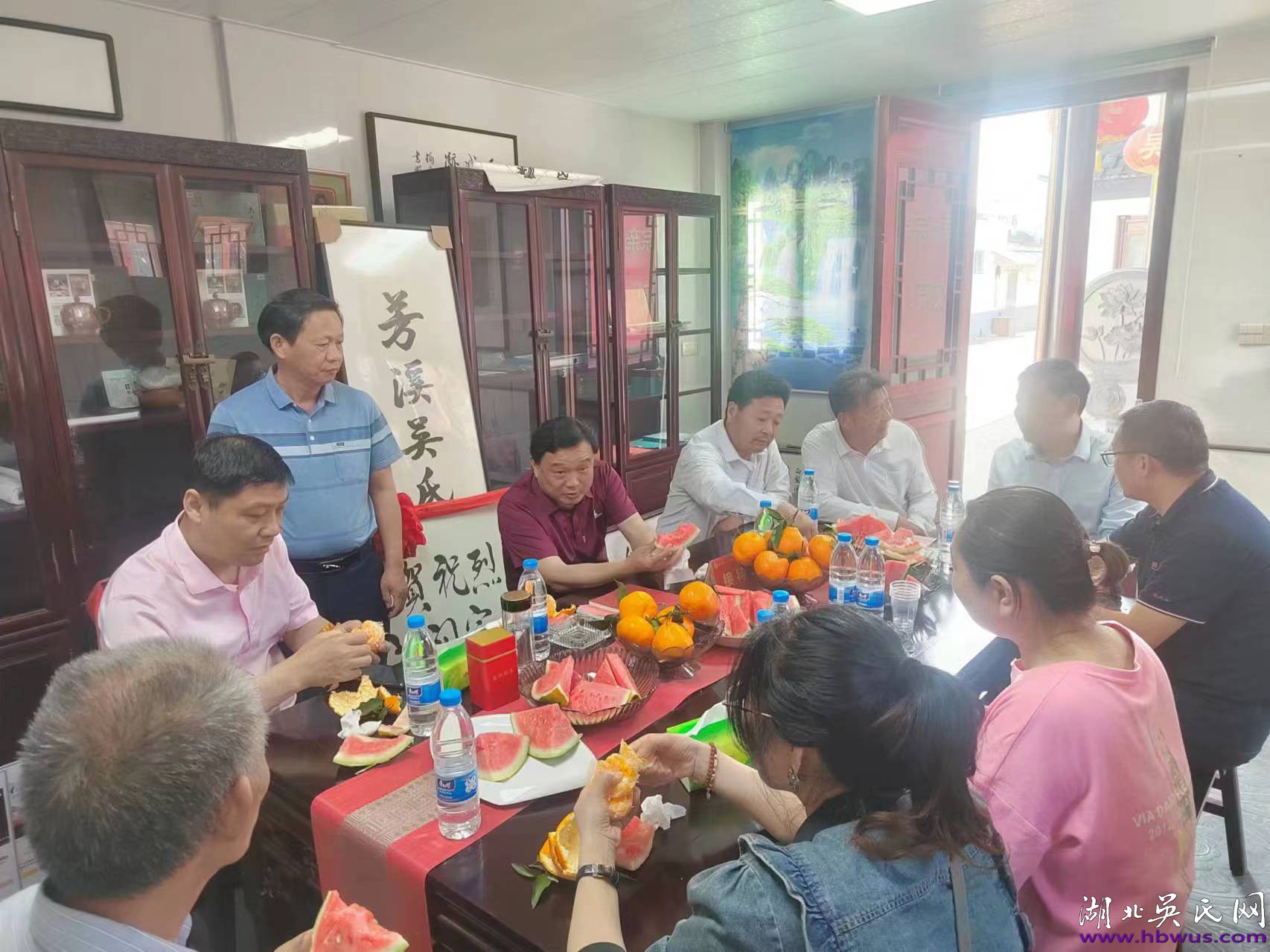 吴合林会长应邀参访浙江吴高坞村文化礼堂及芳溪吴氏大宗祠